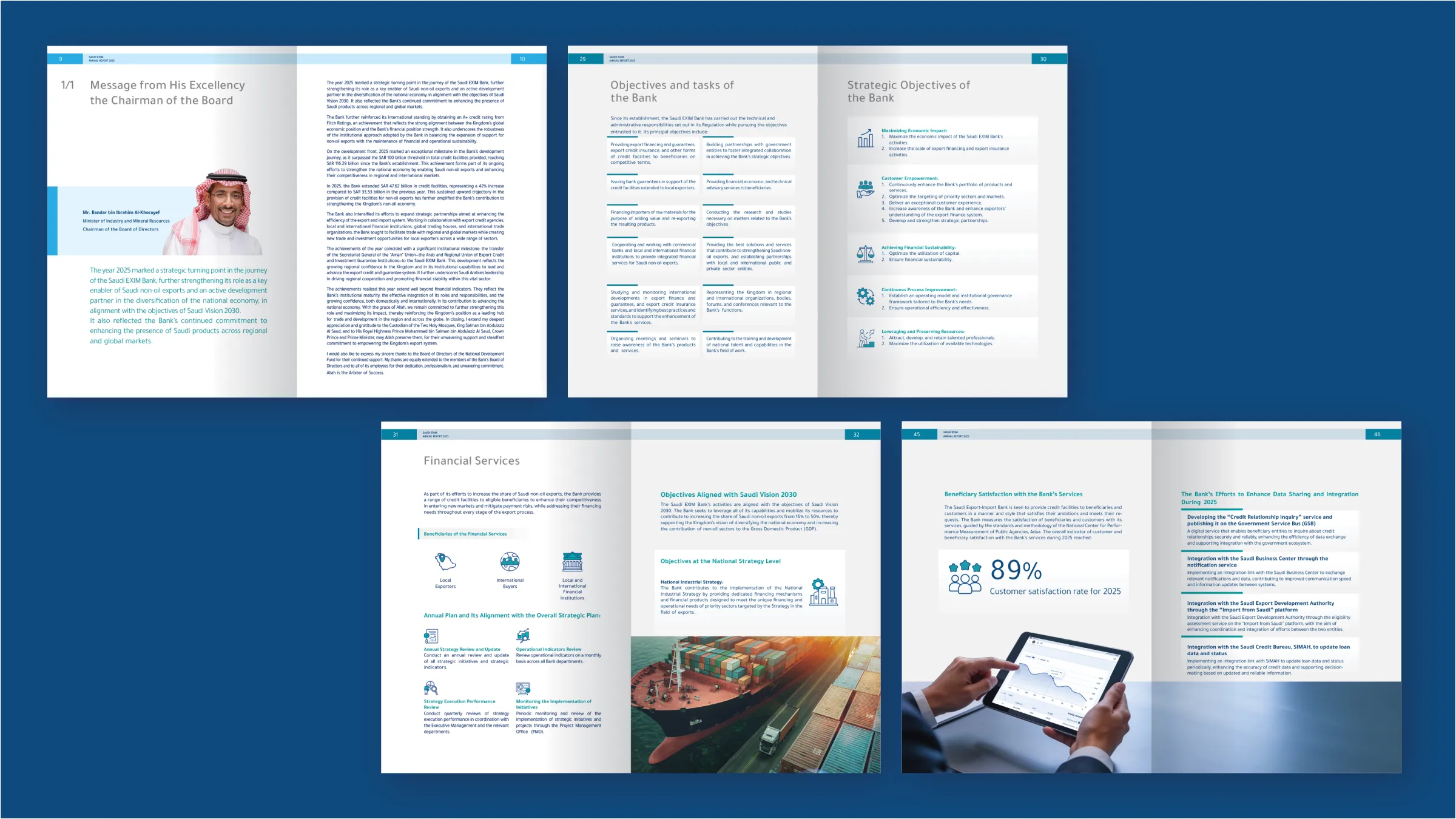 Saudi EXIM Annual Report 2025 project view 3